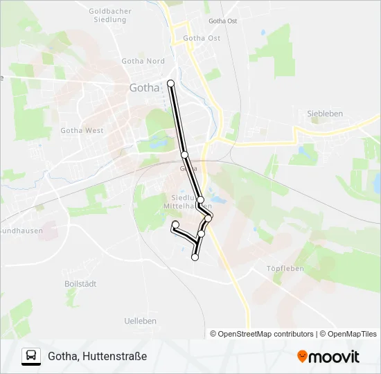C Bus Line Map