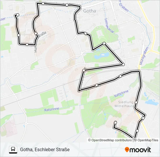 C Bus Line Map
