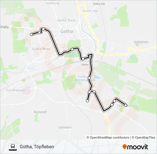 C Bus Line Map