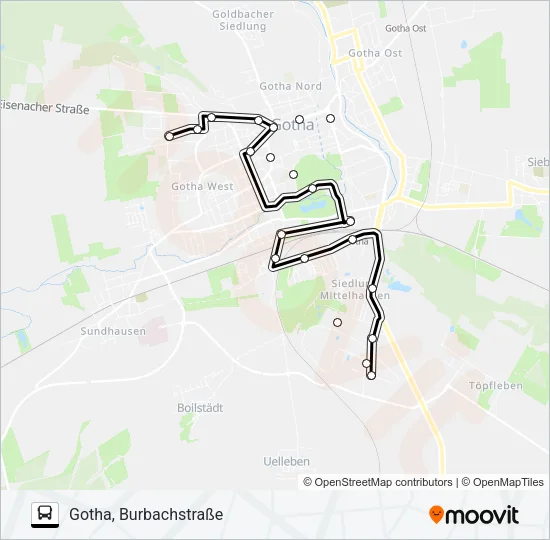 C Bus Line Map
