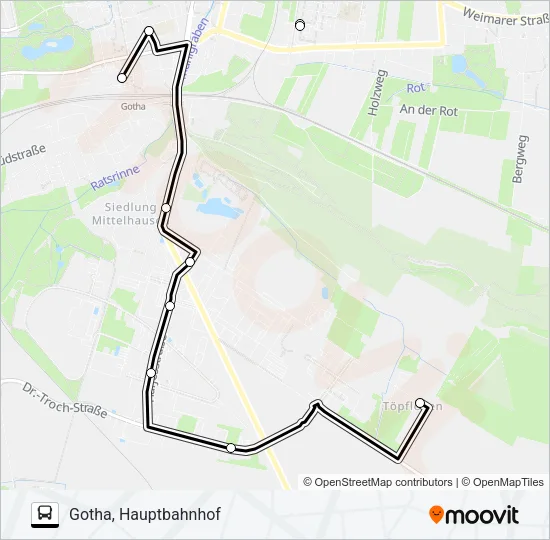 D Bus Line Map