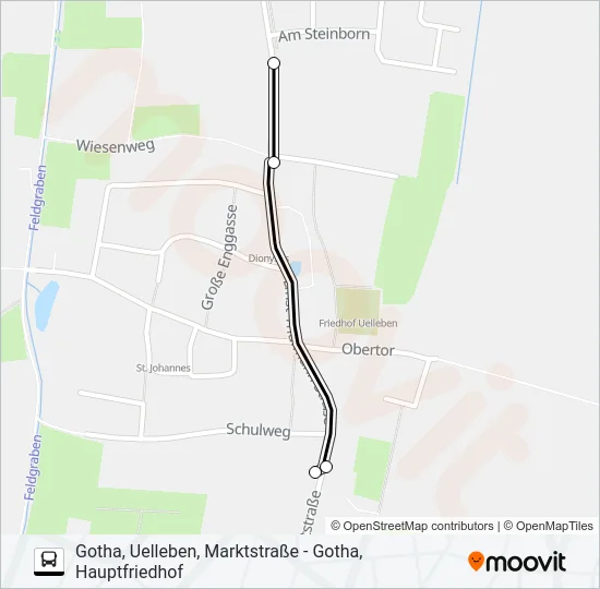 F Bus Line Map