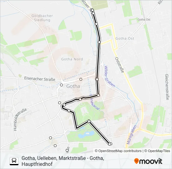 F Bus Line Map