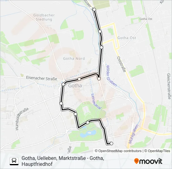 F Bus Line Map