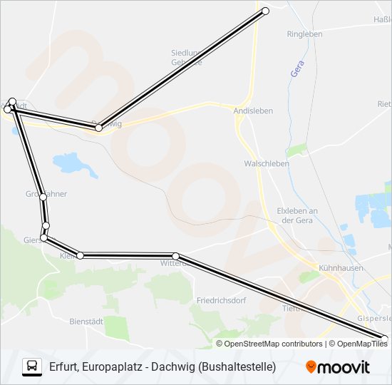 812 Route: Schedules, Stops & Maps - Gebesee, Gymnasium (Updated)