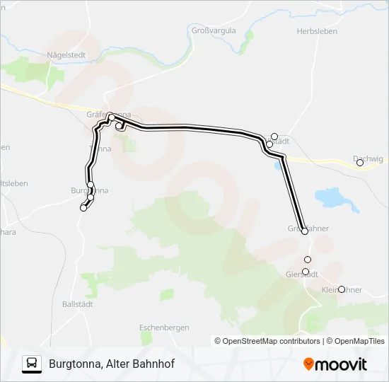 813 Bus Line Map