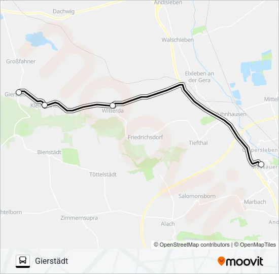 813 Bus Line Map