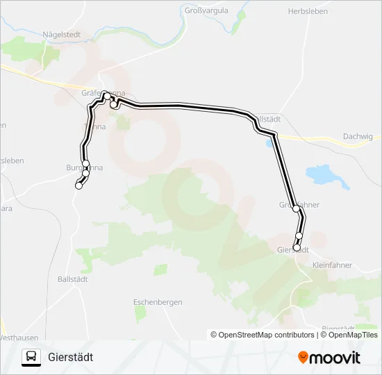 813 Bus Line Map