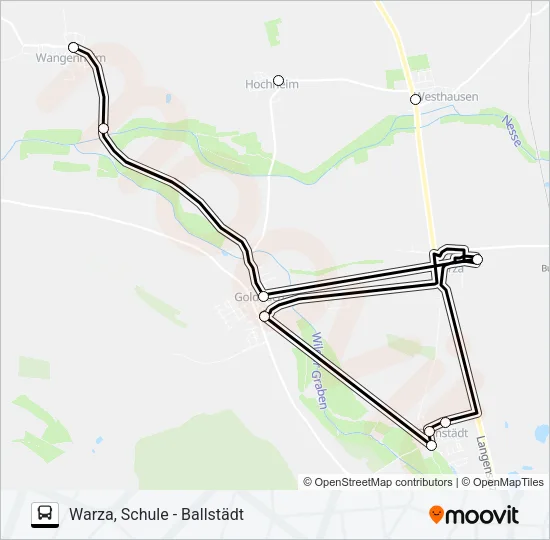 823 Bus Line Map