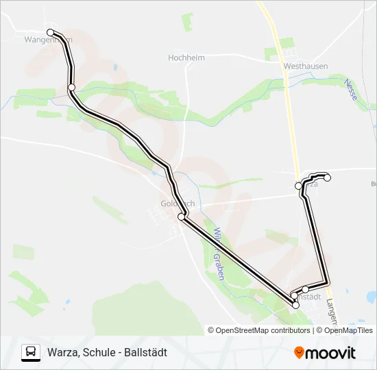 823 Bus Line Map
