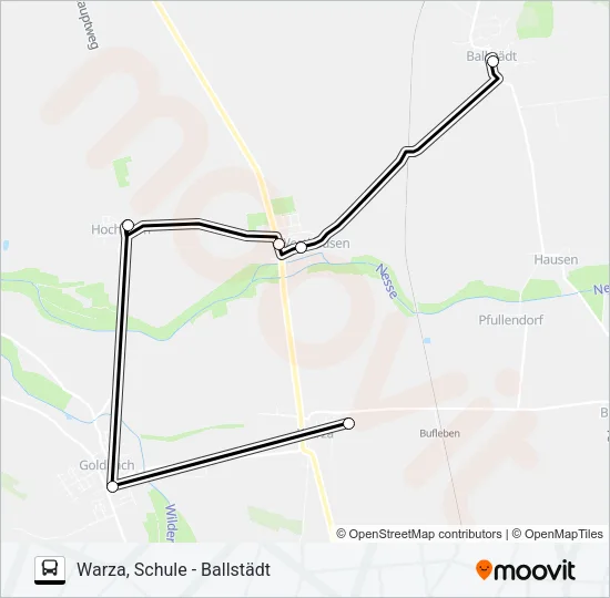 823 Bus Line Map