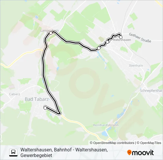 841 Bus Line Map