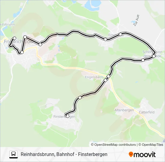 Автобус 844: карта маршрута