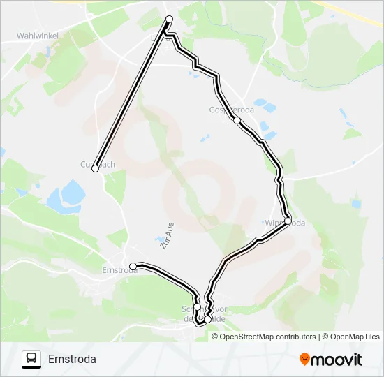 853 Bus Line Map