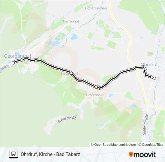 857 Bus Line Map