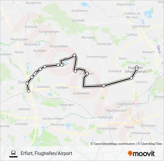 891 Bus Line Map