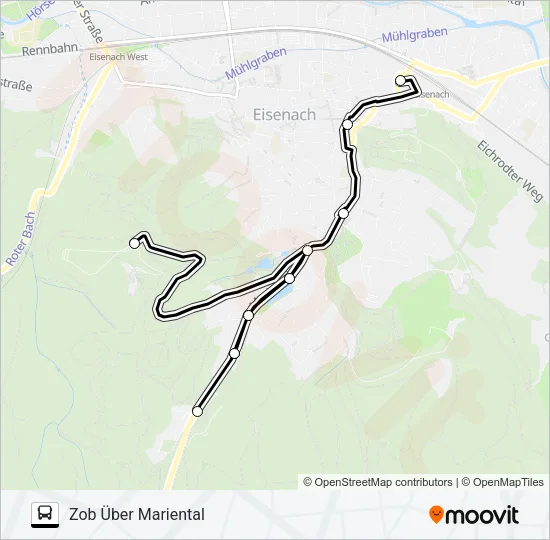 3 Bus Line Map