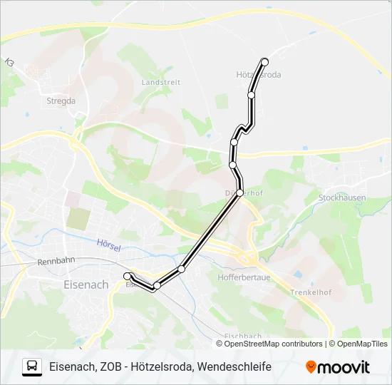 4 Bus Line Map