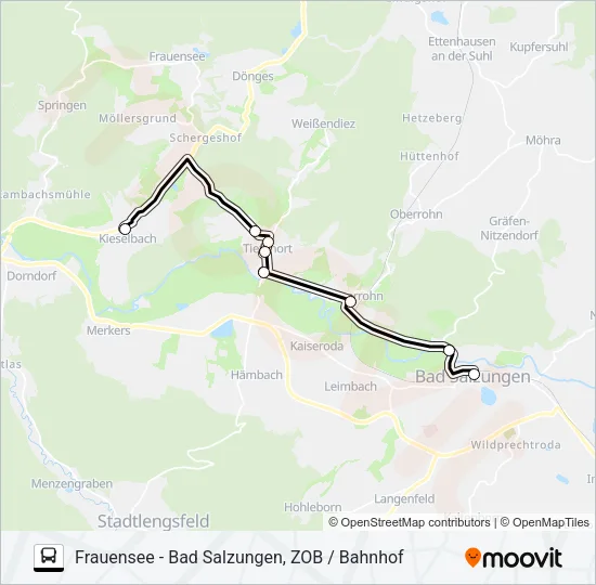 101 Bus Line Map