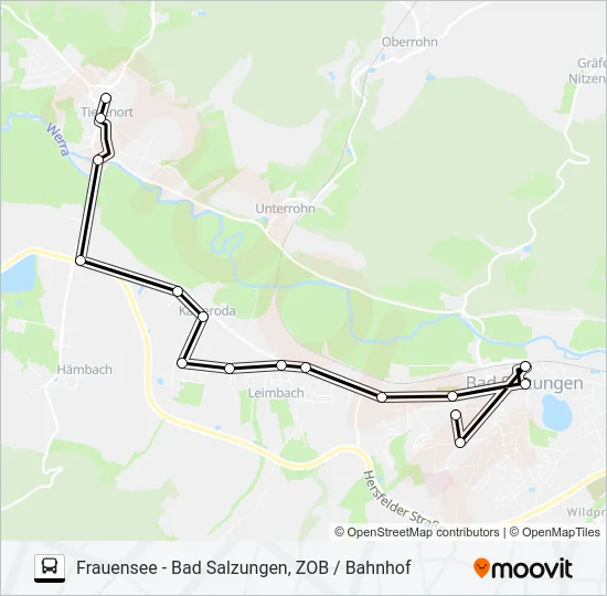 101 Bus Line Map