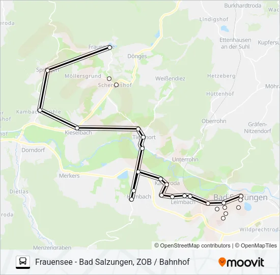 101 Bus Line Map