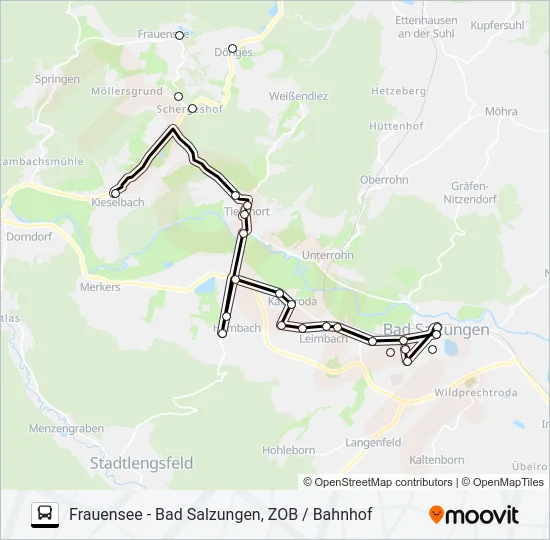 101 Bus Line Map