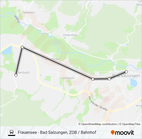 101 Bus Line Map
