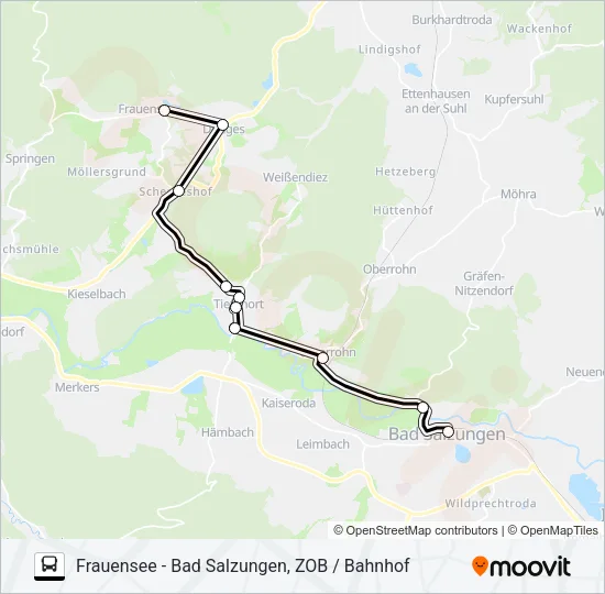 101 Bus Line Map