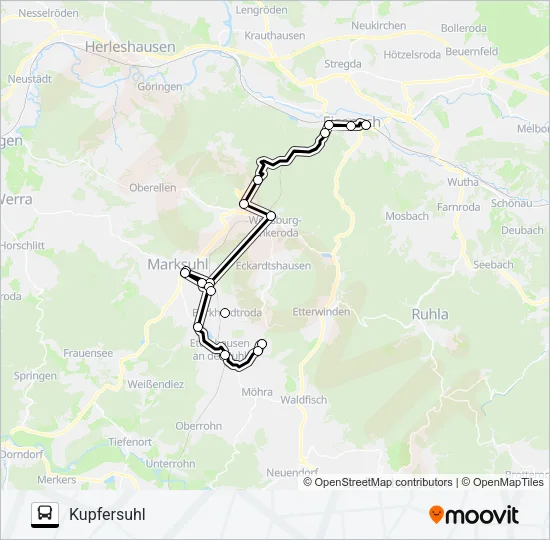 119 Bus Line Map