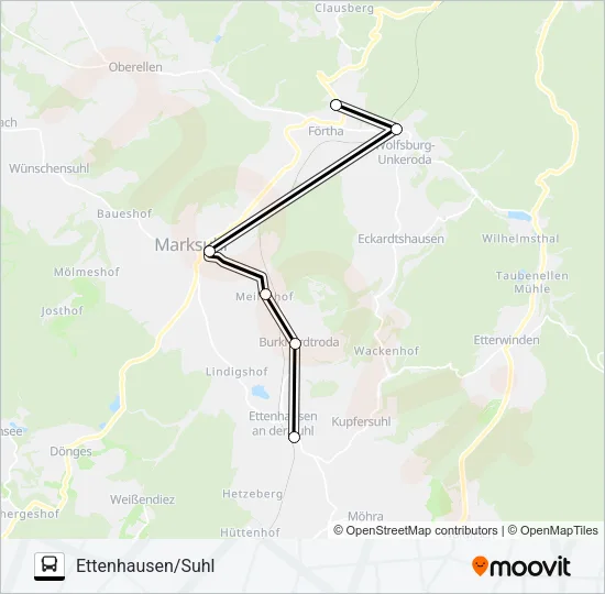 119 Bus Line Map