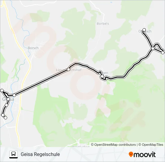 120 Bus Line Map