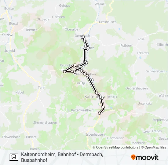 133 Bus Line Map