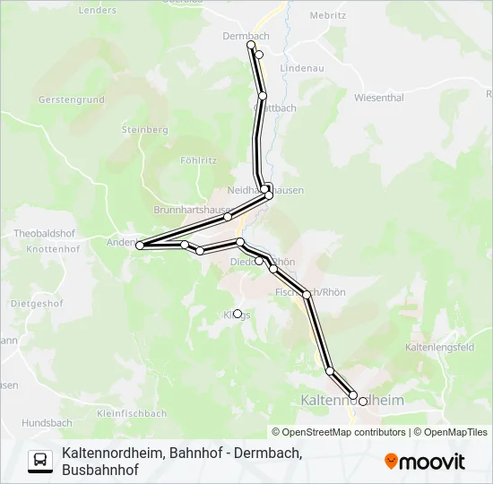 133 Bus Line Map