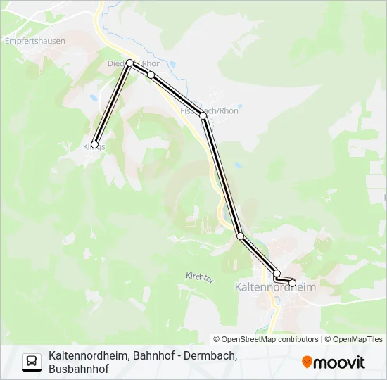 133 Bus Line Map