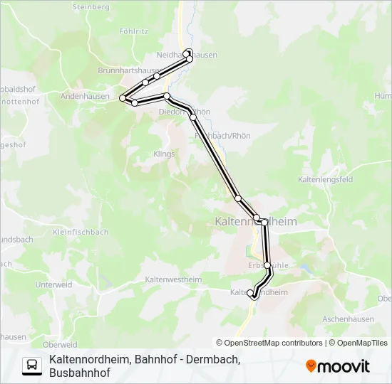 133 Bus Line Map