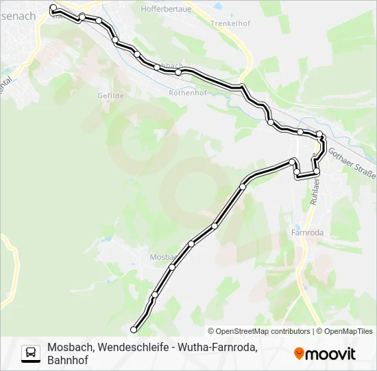 Автобус 143: карта маршрута