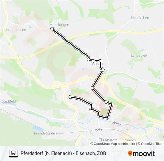 174 Bus Line Map