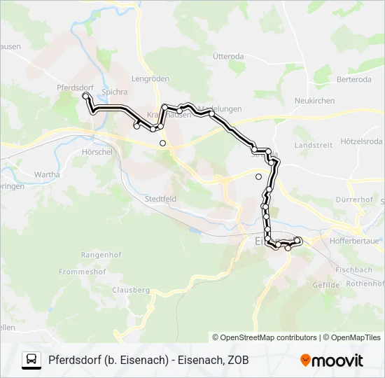 174 Bus Line Map