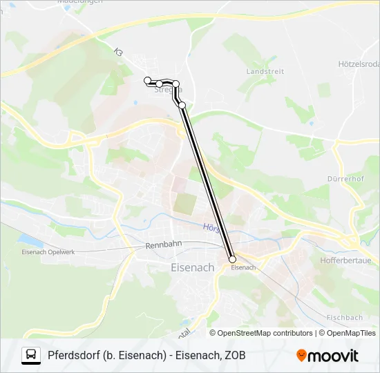 174 Bus Line Map