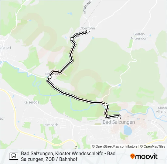 191 Bus Line Map
