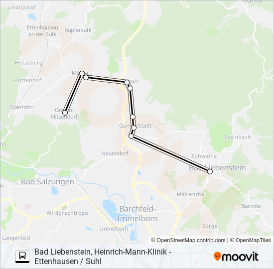 192 bus Line Map