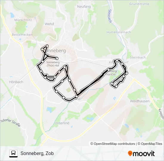 A Bus Line Map