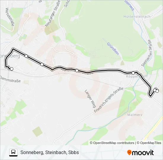 D Bus Line Map
