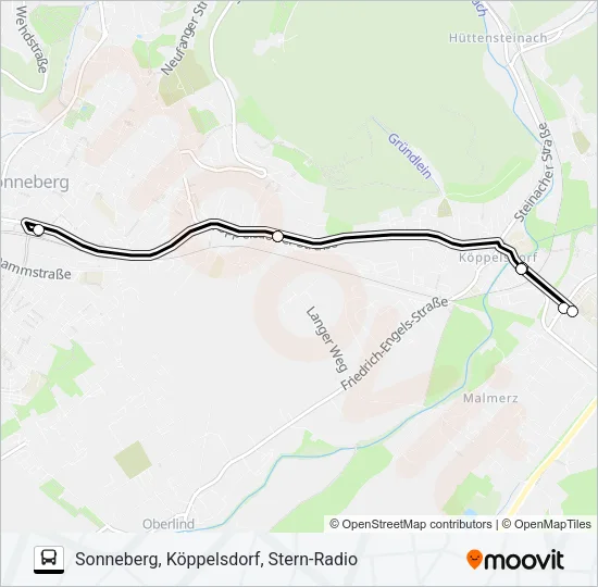D Bus Line Map