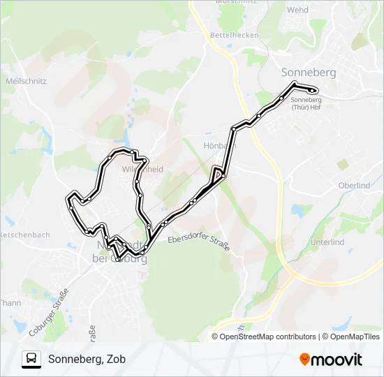 A1 Bus Line Map