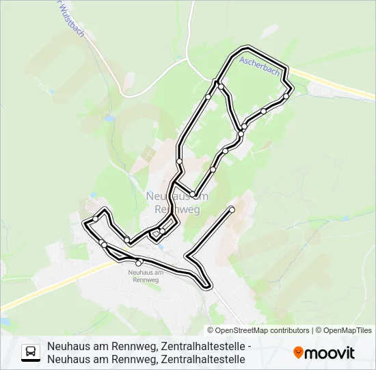 A2 Bus Line Map