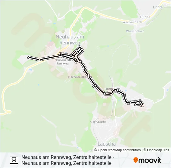 A3 Bus Line Map