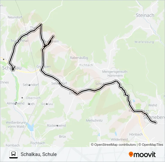 701 Bus Line Map