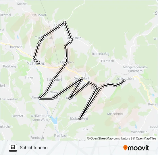 701 Bus Line Map