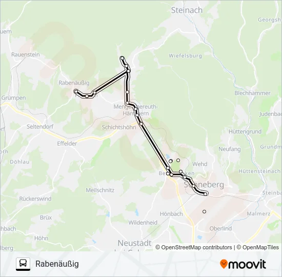 702 Bus Line Map